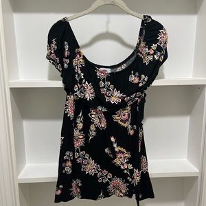 Old Navy Flower Off the Shoulder Top